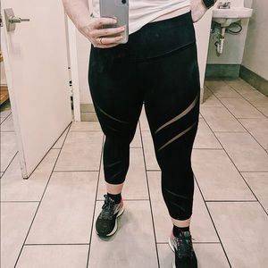 Lululemon Wunder Under High-Rise Crop 21" Mesh